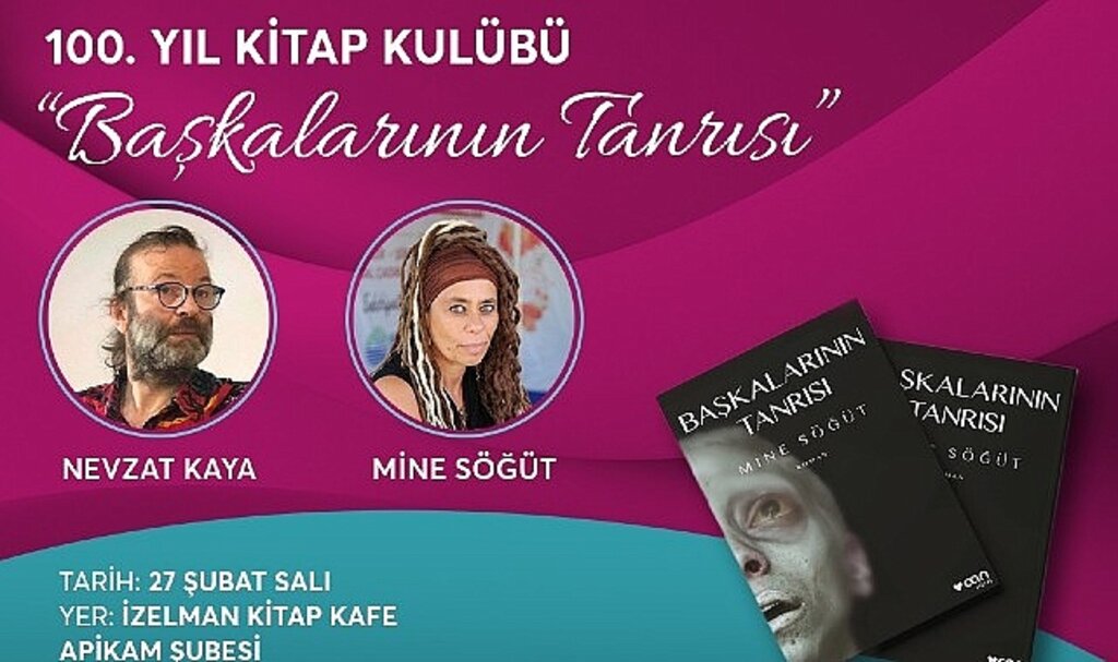 100. Yıl Kitap Kulübü'nün konukları Mine Söğüt ve Nevzat Kaya olacak