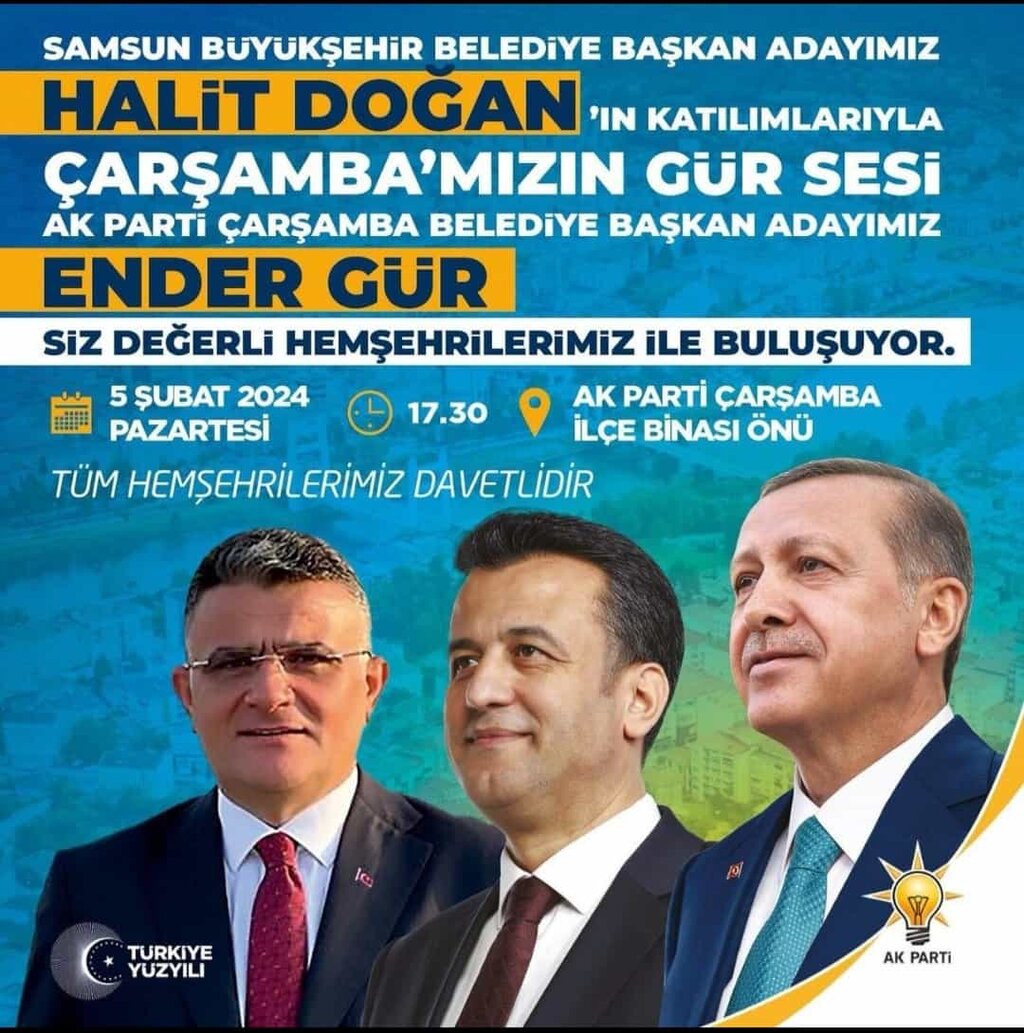 Çarşamba'da büyük buluşma