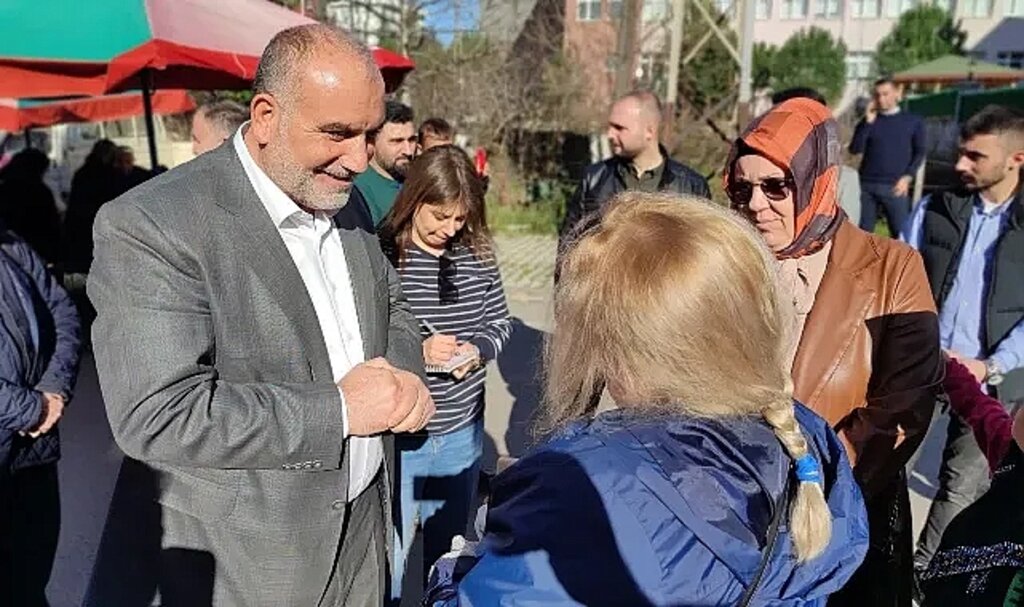 Başkan İbrahim Sandıkçı'ya Sevgi Seli
