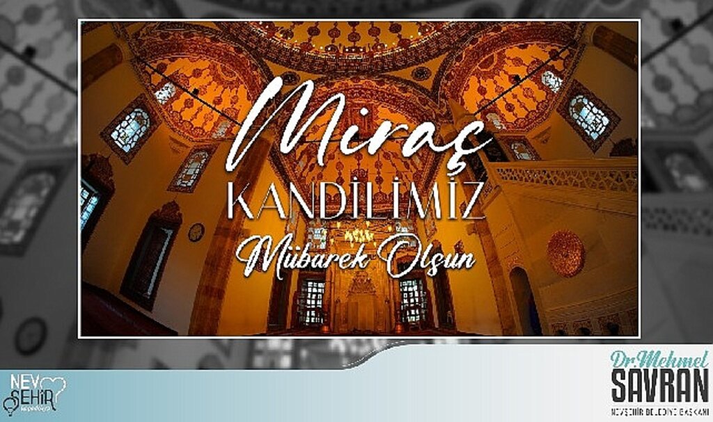 Başkan Savran'dan Miraç Kandili Mesajı