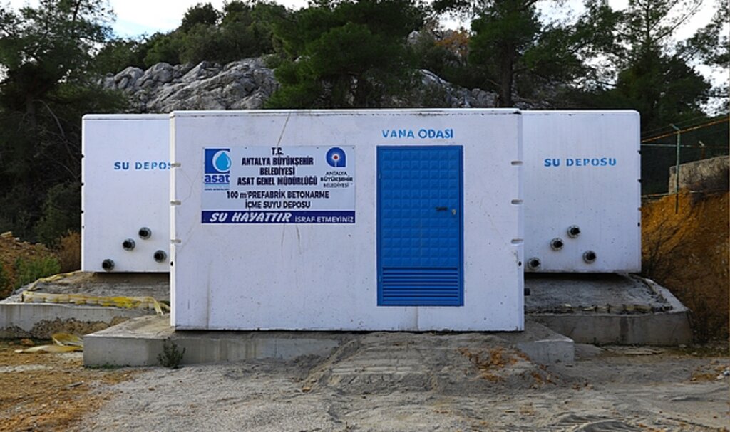 Büyükşehir'den Ağırtaş Mahallesi'ne 100 tonluk içme suyu deposu