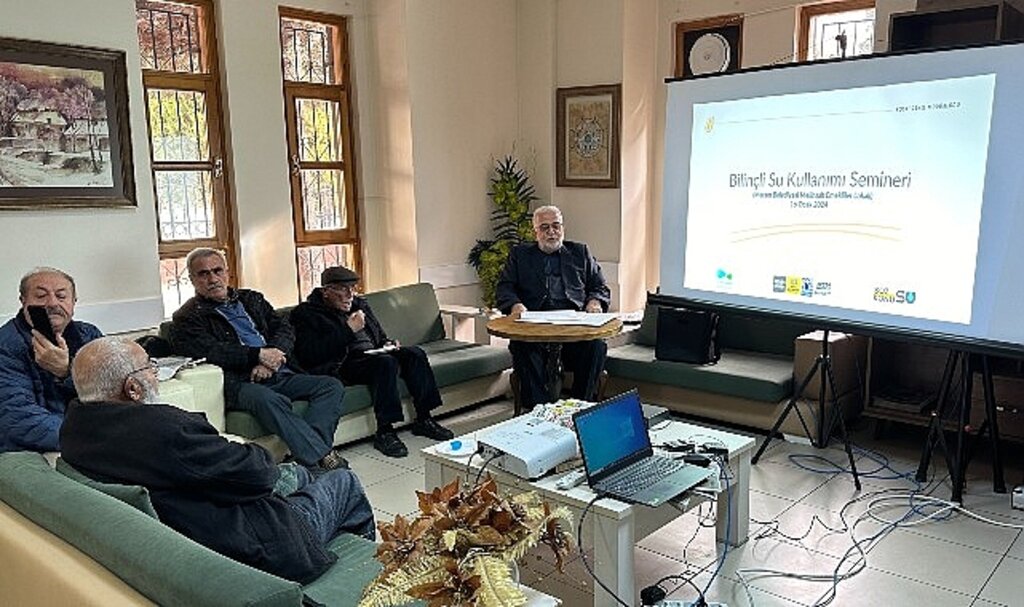 KOSKİ'nin Konya'da Bilinçli Su Kullanımı Seminerleri Emekli Vatandaşlara Ulaşıyor