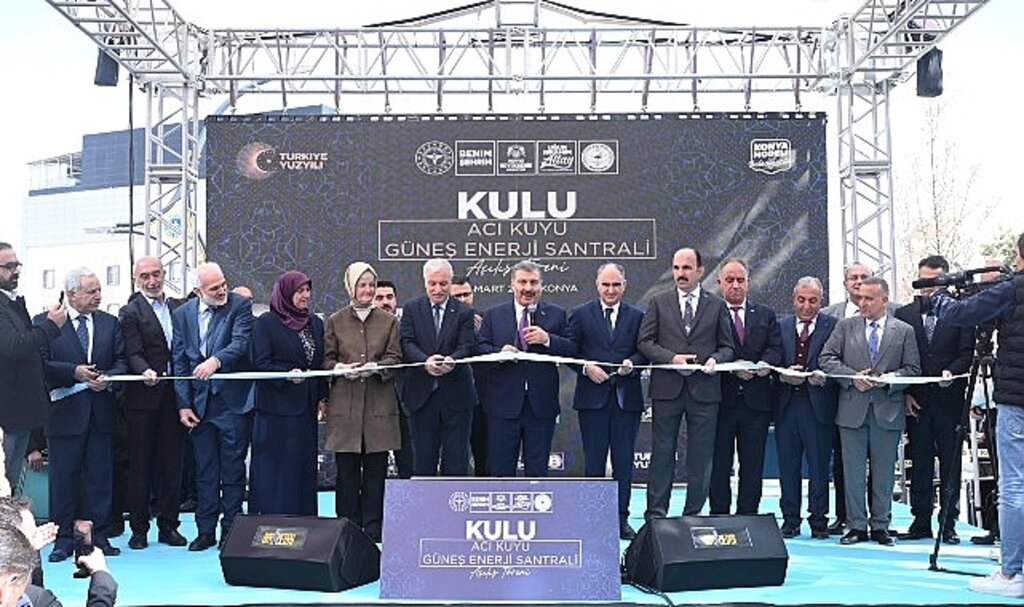 Konya Büyükşehir'in Kulu'ya Kazandırdığı GES'in Açılışını Sağlık Bakanı Koca Yaptı