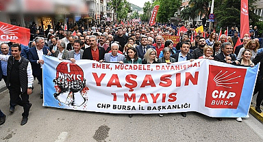 Başkan Aydın 1 Mayıs yürüyüşüne katıldı