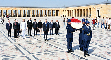 Anadolu Basın Birliği Yeni Yönetimi Anıtkabir’i ziyaret etti.
