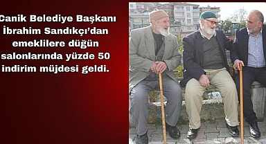 Başkan İbrahim Sandıkçı'dan Emeklilere Müjde