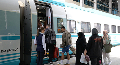 İSTANBUL-SİVAS YHT HATTI'NDA 1 AYDA 55 BİN YOLCU
