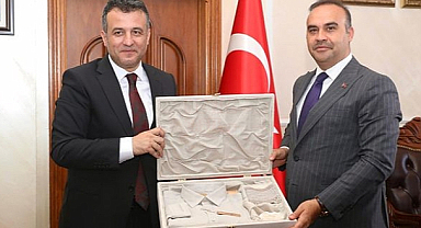 Başkan Doğan, Bakan Kacır'ı Makamında Ağırladı