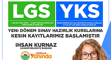 KURSLAR 14 EYLÜL VE 24 EYLÜL'DE BAŞLIYOR'