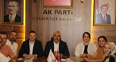 Milletvekili Aksu, İlkadım İlçe Yönetim Kurulu Toplantısı'na katıldı