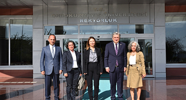 CHP Samsun Milletvekili Çan’dan Rektör Aydın’a Hayırlı Olsun Ziyareti