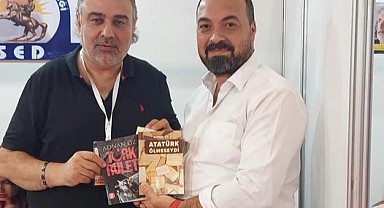 Değirmenci Tuyap Kitap Fuarında yazar Adnan ÖZ'E ziyaret