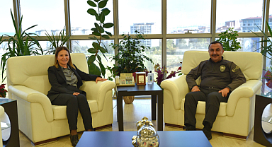 Samsun İl Emniyet Müdürü Ahmet Arıbaş’tan Rektör Aydın’a Ziyaret