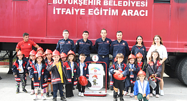 SAMSUN’UN MİNİK İTFAİYE GÖNÜLLÜLERİ