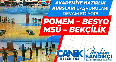 Canik'ten Gençlere Tam Destek