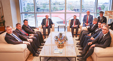 Sandıkçı KKTC Cumhurbaşkanı Ersin Tatar'ı Ağırladı