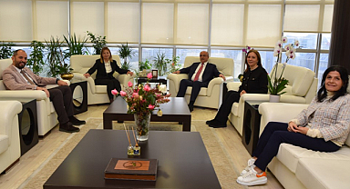Giresun Üniversitesi Rektörü Can, Rektör Aydın’a Ziyaret Etti