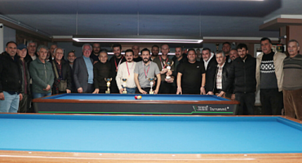 3 Bant Bilardo İl Birinciliği sona erdi