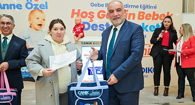 Canik'te Anne Adaylarına Bebek Destek Paketi