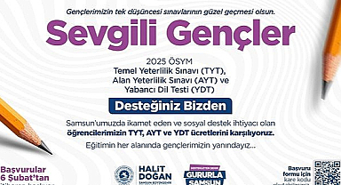 Doğan'dan Üniversite Sınavına Girecek Öğrencilere Destek