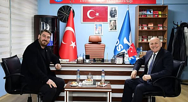 KUL'DAN Terme DSP ilçe Başkanı Hüseyin BOZ'A Ziyaret.