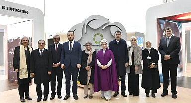 Emine Erdoğan BM’de 'Sıfır Atık Enstelasyon Sergisi'ni ziyaret etti