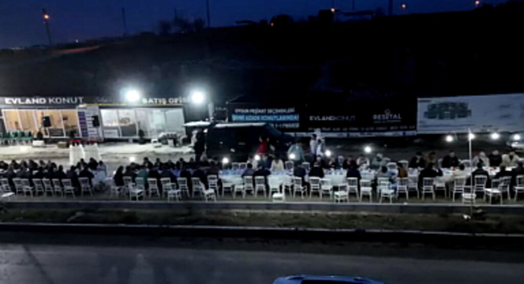 Samsun’un En Büyük 1+1 Konut Projesinde Asfalta İftar