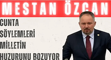 ‘Cunta söylemleri milletin huzurunu bozuyor’