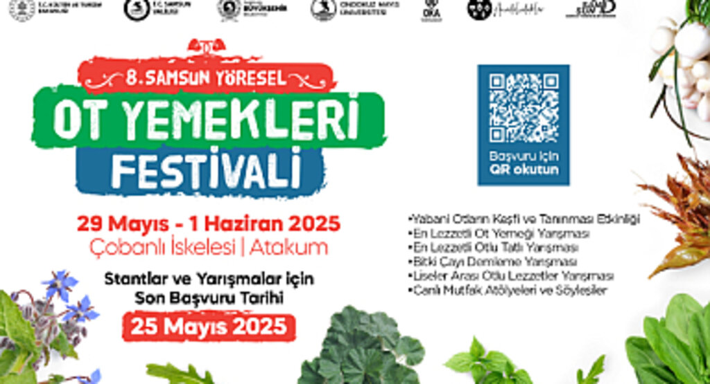 SAMSUN’DA YÖRESEL OT YEMEKLERİ FESTİVALİ BAŞLIYOR