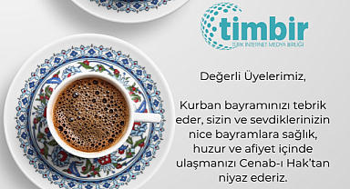 TİMBİR’den Kurban Bayramı Mesajı