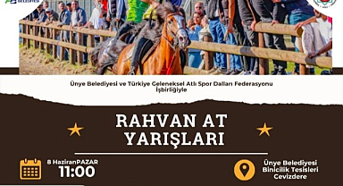 ÜNYE’DE GELENEKSEL RAHVAN AT YARIŞLARI HEYECANI
