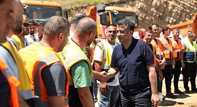 BAŞKAN DOĞAN ÇALIŞMALARI YERİNDE İNCELEDİ