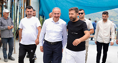 ASFED’DEN GÜLÖREN KÖYÜ ŞANTİYESİNE ZİYARET