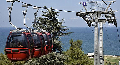 AMİSOS Teleferik Hattı'na Yoğun İlgi