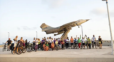 Bisikletseverlerden destek