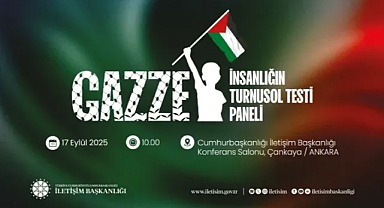 “Gazze İnsanlığın Turnusol Testi Paneli”ni gerçekleştirecek. 