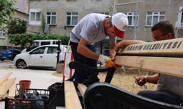 İlkadım’ın parklarına estetik dokunuş