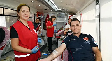 İtfaiye Haftası’nda kan bağışı kampanyası düzenlendi