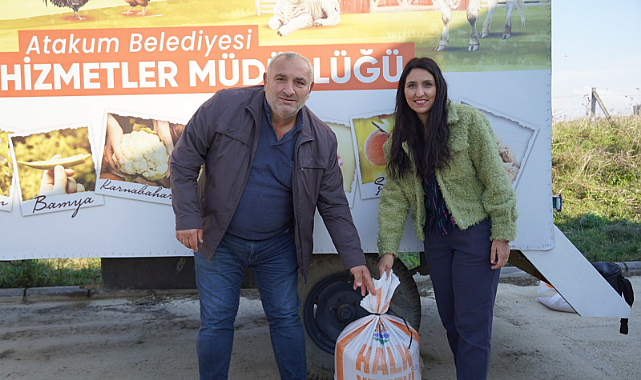 Başkan Türkel'den Atakumlu çiftçiye karakılçık buğdayı desteği