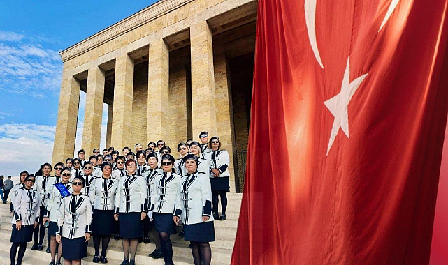 Samsun Atakum Cumhuriyet Kadınları Bandosu 29 Ekim Cumhuriyet Bayramı etkinlikleri için ANKARA DA