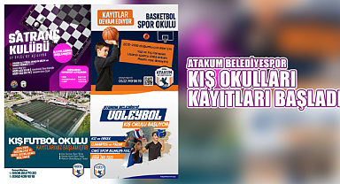'Atakum Belediyespor Kış Okulları' kayıtları başladı