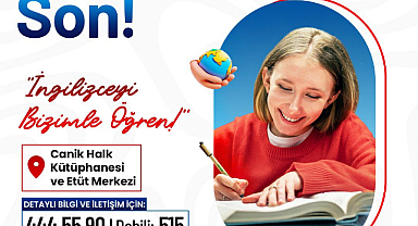 Canik Belediyesi'nden Ücretsiz İngilizce Eğitimi
