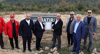 Samsun Çarşambalılar Vakfı'ndan Anlamlı Ağaçlandırma Etkinliği