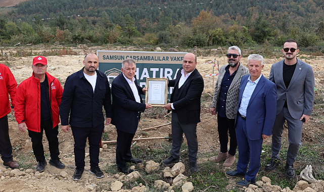 Samsun Çarşambalılar Vakfı'ndan Anlamlı Ağaçlandırma Etkinliği