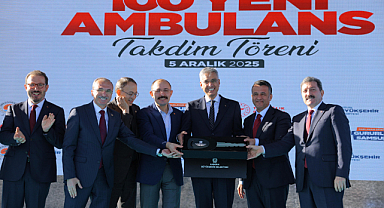 “100 Yeni Ambulansımız şehrimize hayırlı olsun”