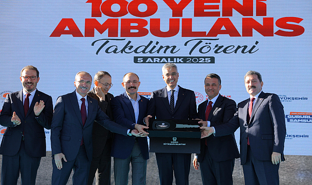 “100 Yeni Ambulansımız şehrimize hayırlı olsun”