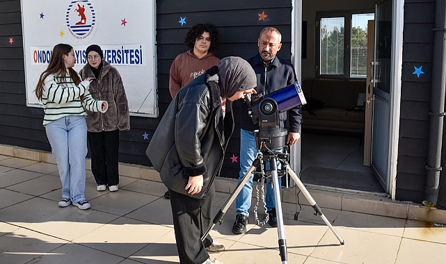 OMÜ’de ‘Astronomi Eğitim/ İş Gölgeleme Programı’ tamamlandı