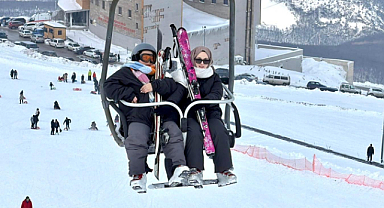 AKDAĞ KAYAK MERKEZİ’NE YOĞUN İLGİ