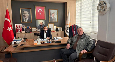 Bakır, Bekdemir Mahalle Muhtarı Sait Esen'i makamında ağırladı.