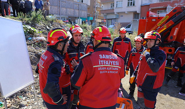 SAMSUN İTFAİYESİ MÜDAHALE GÜCÜ İLE DİKKAT ÇEKİYOR